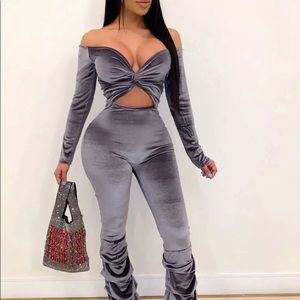 Grey jumpsuit